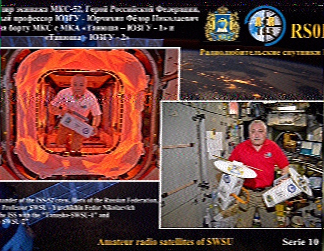 Bild: SSTV-Ãœbertragung von der ISS