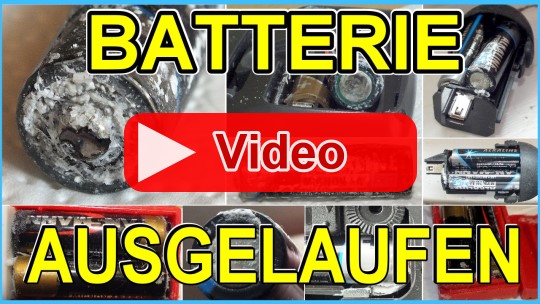Video-Vorschau: Batterien ausgelaufen