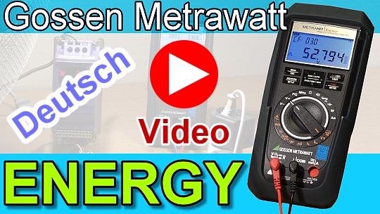 Video-Vorschau: Gossen Metrawatt Energy