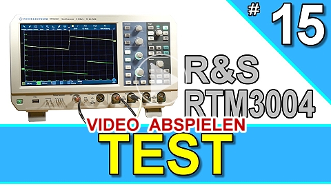 Video-Vorschau: Rohde & Schwarz RTM3004: Test