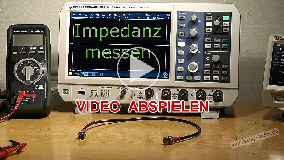 Video-Vorschau: Impedanz und Kabellänge messen